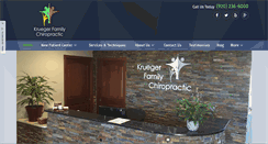 Desktop Screenshot of kruegerfamilychiro.com